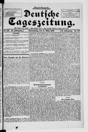 Deutsche Tageszeitung vom 11.03.1909