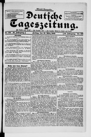 Deutsche Tageszeitung on Mar 19, 1909