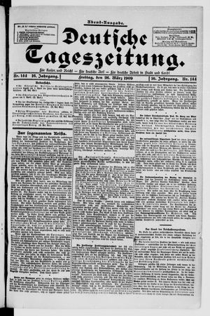 Deutsche Tageszeitung vom 26.03.1909
