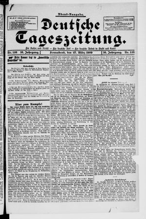 Deutsche Tageszeitung vom 27.03.1909
