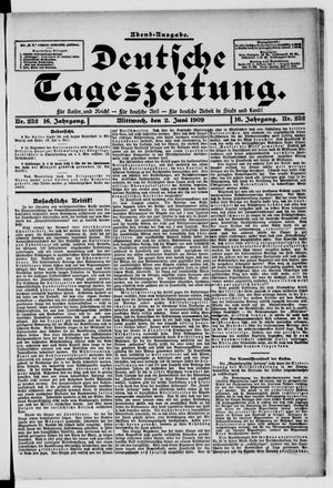 Deutsche Tageszeitung on Jun 2, 1909