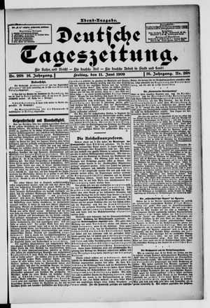 Deutsche Tageszeitung on Jun 11, 1909