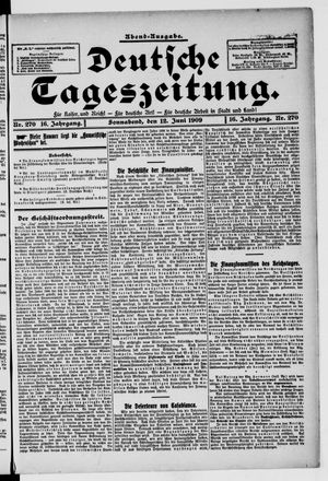 Deutsche Tageszeitung vom 12.06.1909