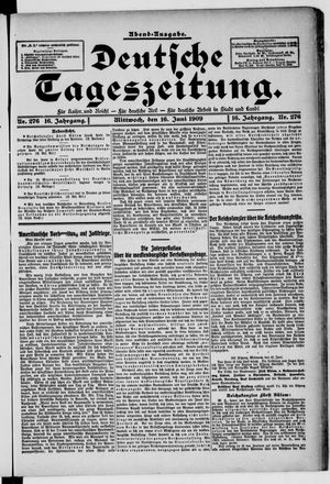 Deutsche Tageszeitung vom 16.06.1909
