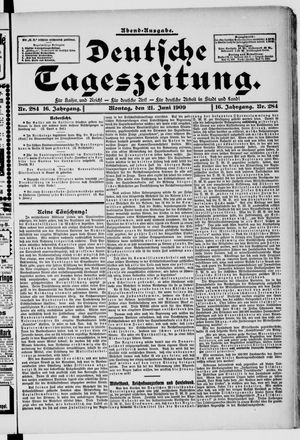 Deutsche Tageszeitung on Jun 21, 1909