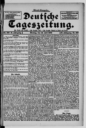 Deutsche Tageszeitung on Jul 12, 1909