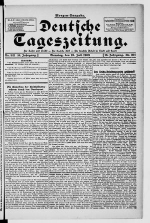 Deutsche Tageszeitung vom 13.07.1909