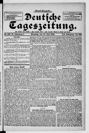 Deutsche Tageszeitung vom 13.07.1909