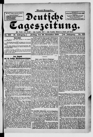Deutsche Tageszeitung on Nov 26, 1909