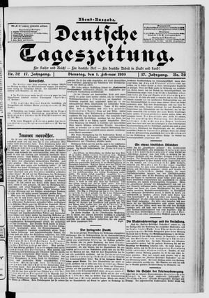 Deutsche Tageszeitung vom 01.02.1910