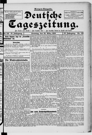 Deutsche Tageszeitung vom 13.03.1910