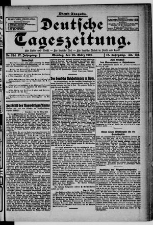 Deutsche Tageszeitung vom 21.03.1910
