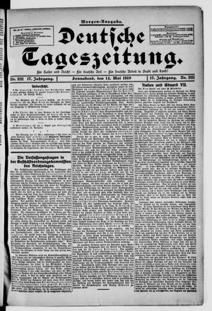 Deutsche Tageszeitung vom 14.05.1910