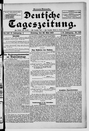 Deutsche Tageszeitung vom 29.05.1910