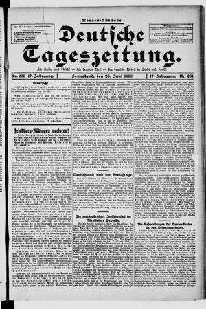 Deutsche Tageszeitung vom 25.06.1910