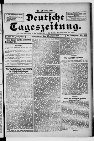 Deutsche Tageszeitung vom 25.06.1910