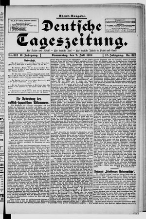 Deutsche Tageszeitung vom 07.07.1910