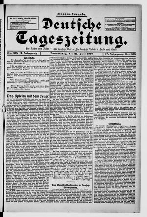 Deutsche Tageszeitung vom 21.07.1910