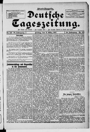 Deutsche Tageszeitung on Mar 3, 1911