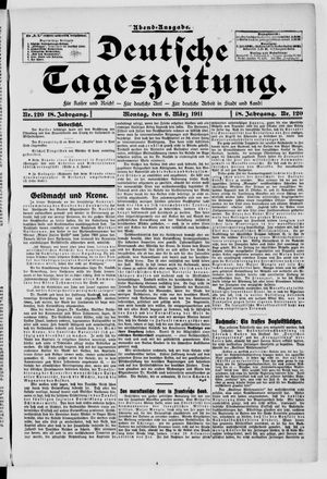 Deutsche Tageszeitung vom 06.03.1911