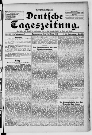Deutsche Tageszeitung on Mar 16, 1911