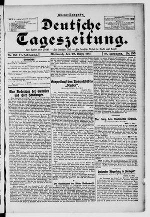 Deutsche Tageszeitung vom 22.03.1911