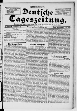 Deutsche Tageszeitung on Mar 28, 1911