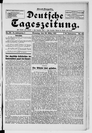 Deutsche Tageszeitung on Mar 28, 1911
