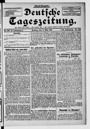 Deutsche Tageszeitung on May 5, 1911