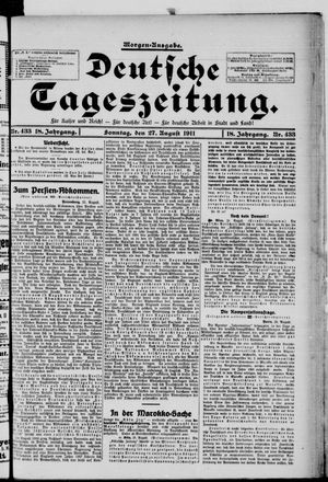 Deutsche Tageszeitung vom 27.08.1911
