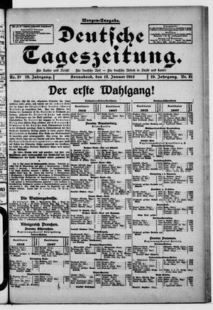 Deutsche Tageszeitung vom 13.01.1912