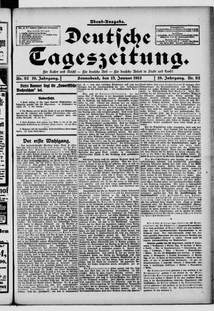 Deutsche Tageszeitung vom 13.01.1912