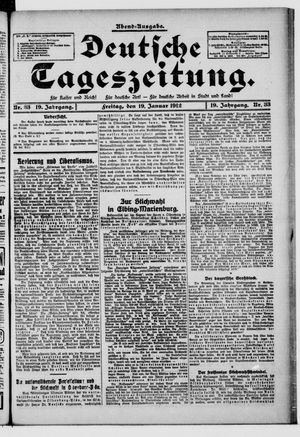 Deutsche Tageszeitung vom 19.01.1912