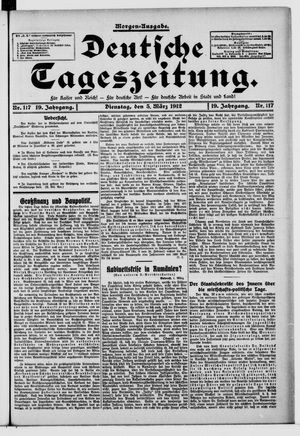 Deutsche Tageszeitung vom 05.03.1912