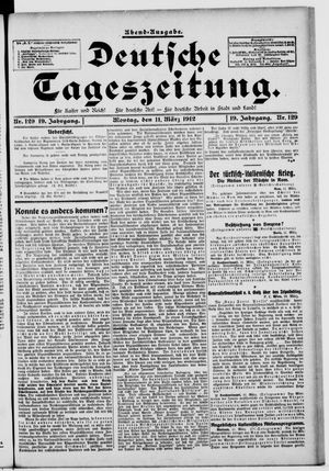 Deutsche Tageszeitung vom 11.03.1912