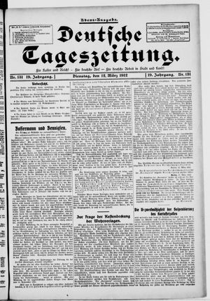 Deutsche Tageszeitung vom 12.03.1912