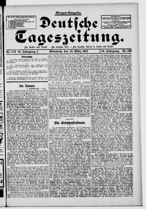 Deutsche Tageszeitung vom 13.03.1912