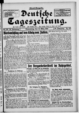 Deutsche Tageszeitung vom 14.03.1912
