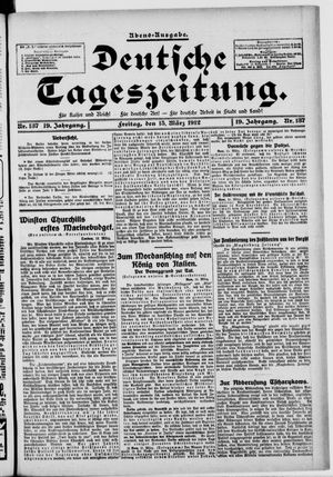 Deutsche Tageszeitung vom 15.03.1912
