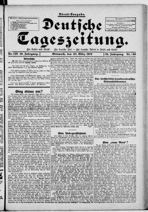 Deutsche Tageszeitung vom 20.03.1912