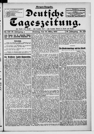 Deutsche Tageszeitung vom 24.03.1912