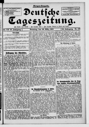 Deutsche Tageszeitung vom 26.03.1912
