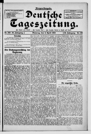 Deutsche Tageszeitung vom 02.04.1912