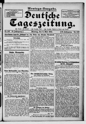 Deutsche Tageszeitung vom 06.05.1912