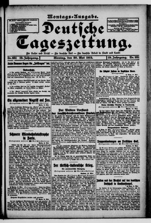 Deutsche Tageszeitung vom 20.05.1912