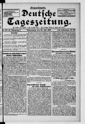 Deutsche Tageszeitung vom 25.07.1912