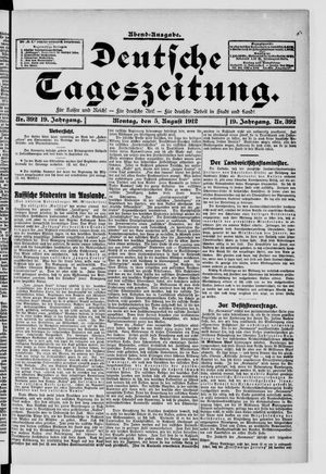 Deutsche Tageszeitung vom 05.08.1912