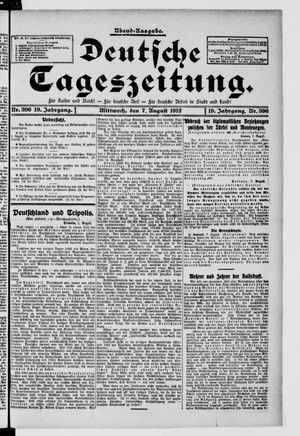 Deutsche Tageszeitung vom 07.08.1912