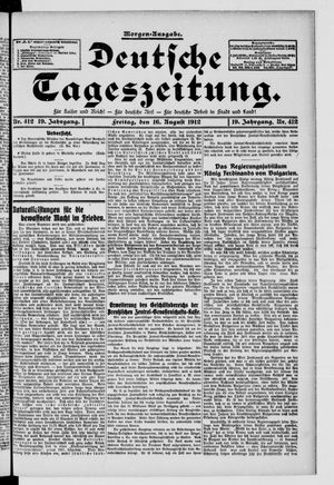 Deutsche Tageszeitung on Aug 16, 1912