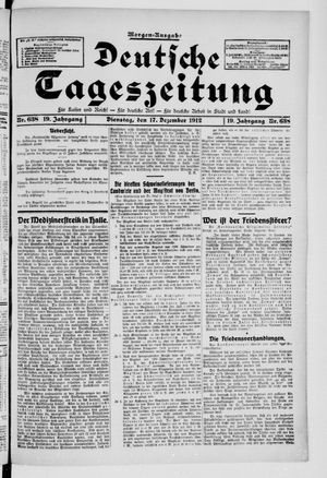 Deutsche Tageszeitung vom 17.12.1912